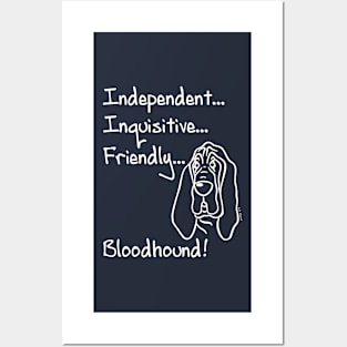 Friendly Bloodhound Posters and Art